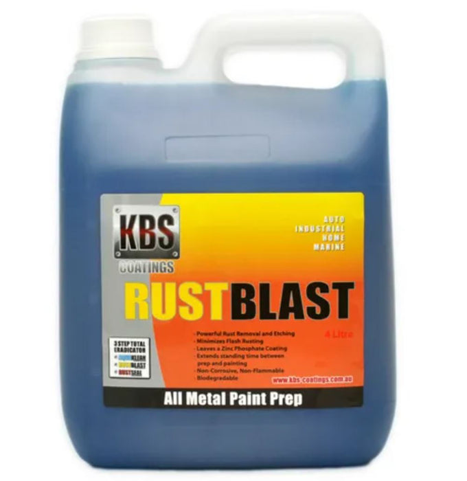 KBS Rustblast Water Based Rust Remover 4L 4 Litre 3500