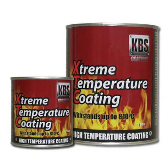KBS XTC Xtreme Extreme Temp Coating - Cast Iron Grey 1L / 1 LITRE 6842