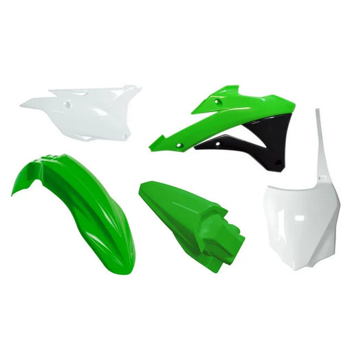 PLASTICS KIT RTECH FRONT / REAR FENDER SIDE PANELS RADIATOR SHROUDS &amp;FRONT NUMBERPLATE KX85 KX100 - LX2001 - Homewares, Outdoor, Phone Accessories, Cases, Speakers, Headphones + More -