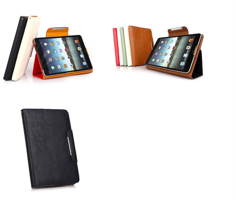 Leather Case Pouch Wallet Bag for Apple iPad Mini