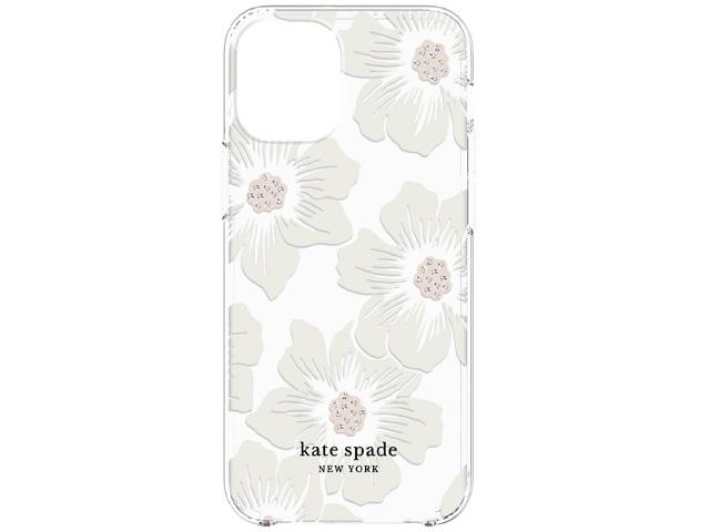 KSNY Apple iPhone 12 Mini 5.4" Protective Hardshell Case - Hollyhock Floral Clear KSIPH-151-HHCCS 191058120878