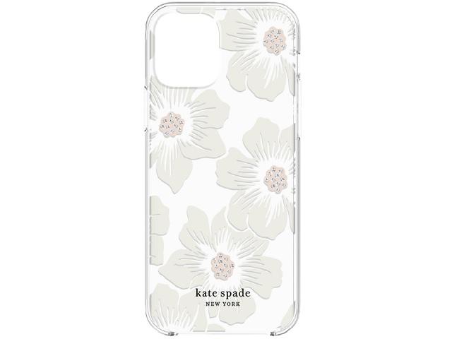 KSNY Apple iPhone 12 Pro Max 6.7" Hardshell Case - Hollyhock Floral Clear KSIPH-154-HHCCS 191058120908