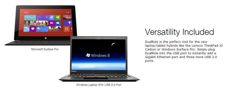 Kanex DualRole USB RJ45 Hub for Macbook Air Pro - LX2001 - Homewares, Outdoor, Phone Accessories, Cases, Speakers, Headphones + More -