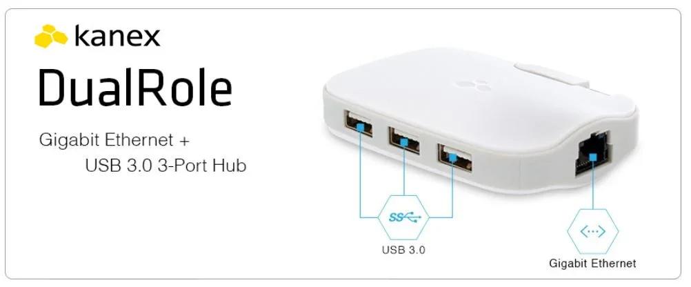Kanex DualRole USB RJ45 Hub for Macbook Air Pro - LX2001 - Homewares, Outdoor, Phone Accessories, Cases, Speakers, Headphones + More -