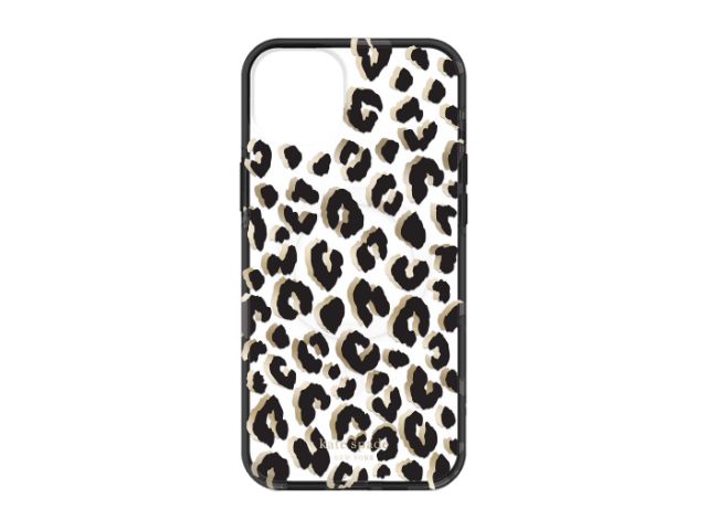 Kate Spade Apple iPhone 14 Plus 6.7" Protective Hardshell Case - Leopard Black