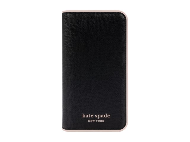 Kate Spade Apple iPhone 14 Pro 6.1" Folio Wallet Case - Black