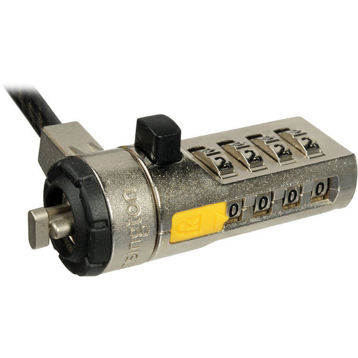 Kensington ComboSaver Combination Ultra Lock - 4-wheel - Carbon Steel - 1.80 m 64673