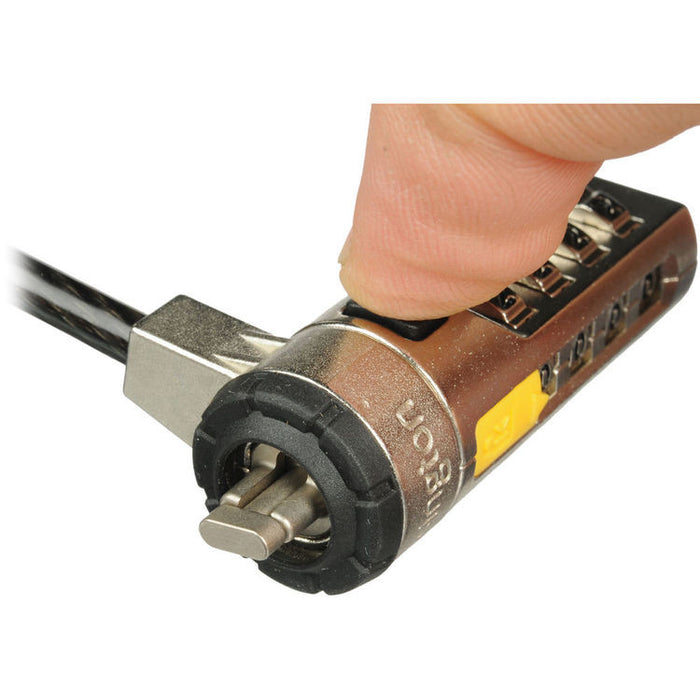 Kensington ComboSaver Combination Ultra Lock - 4-wheel - Carbon Steel - 1.80 m 64673