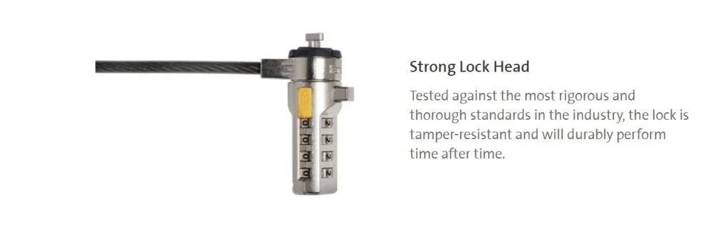 Kensington Portable Laptop Cable Combination Lock - Carbon Steel - 1.83 m 64670 85896646709 - LX2001 - Homewares, Outdoor, Phone Accessories, Cases, Speakers, Headphones + More -