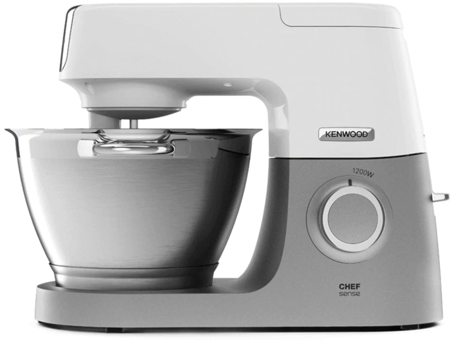 Kenwood Mixer Chef Sense Kitchen Machine Silver & White Stand Mixer KVC5100T 5011423193175