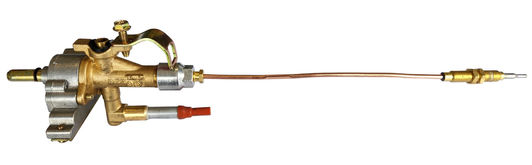 Kiwi Sizzler BBQ Brass Control Unit with Thermocouple - Fits BBQF, BBQWF, KS4157