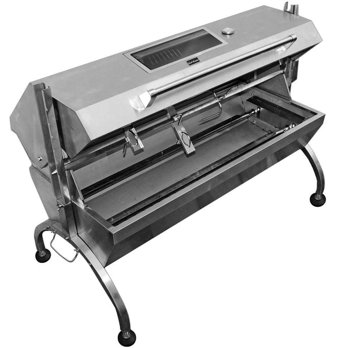 Kiwi Sizzler Gas Spit BBQ KSSPIT 9417961925388 Gas Spit Roaster Roast BBQ with Window & Hood Gas Barbeque - Rotisserie Barbecue