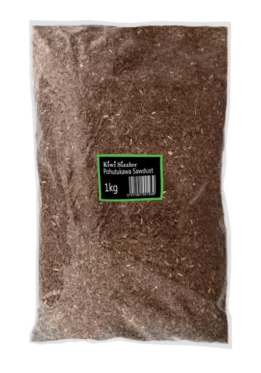 Kiwi Sizzler Pohutukawa Sawdust 1kg Cooking & Smoking Sawdust