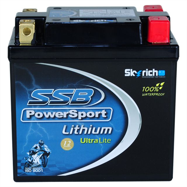 Motorcycle And Powersports Lithium Ion Phosphate Battery 12V 290Cca By Ssb High