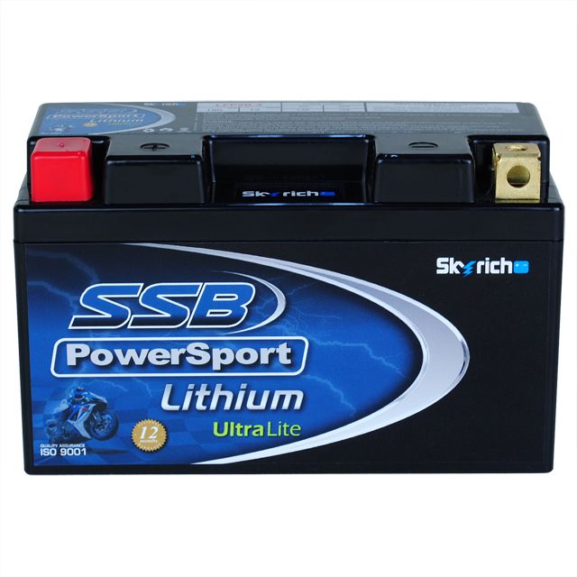Motorcycle And Powersports Battery Lithium Ion Phosphate 12V 190Cca By Ssb High