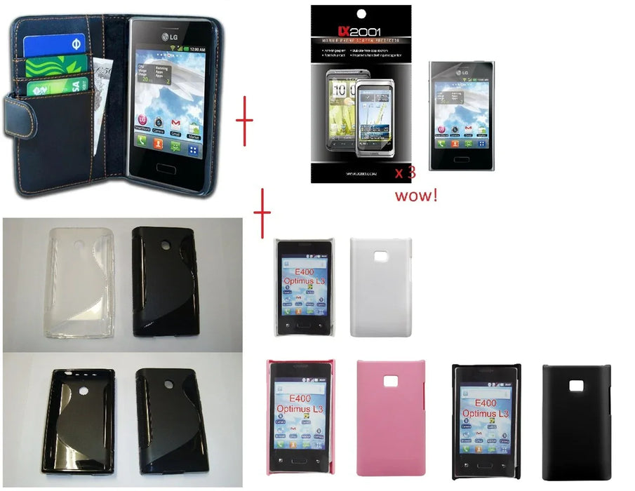 LG Optimus L3 E400 Cases Combo - LX2001 - Homewares, Outdoor, Phone Accessories, Cases, Speakers, Headphones + More -