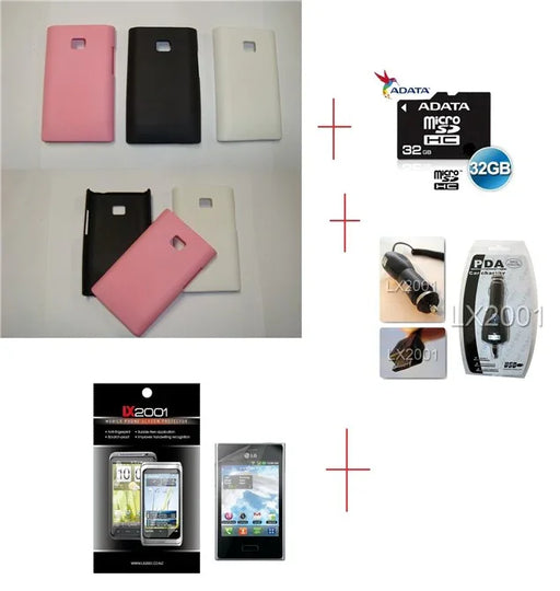 LG Optimus L3 E400 Hard Case 32GB ChaRger - LX2001 - Homewares, Outdoor, Phone Accessories, Cases, Speakers, Headphones + More -
