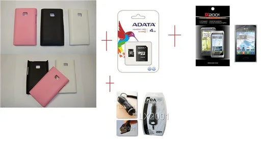 LG Optimus L3 E400 Hard Case 4GB ChaRger - LX2001 - Homewares, Outdoor, Phone Accessories, Cases, Speakers, Headphones + More -