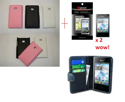 LG Optimus L3 E400 Cases COmBo - LX2001 - Homewares, Outdoor, Phone Accessories, Cases, Speakers, Headphones + More -