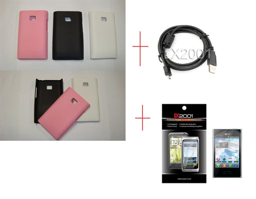 LG Optimus L3 E400 Hard Case USB PC Cable