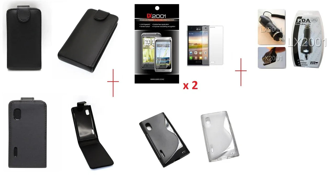 LG Optimus L5 E610 CaseS + Car Charger - LX2001 - Homewares, Outdoor, Phone Accessories, Cases, Speakers, Headphones + More -
