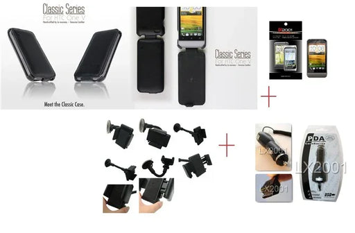 HTC ONE V Genuine Leather Car Charger Kit Holder - LX2001 - Homewares, Outdoor, Phone Accessories, Cases, Speakers, Headphones + More -