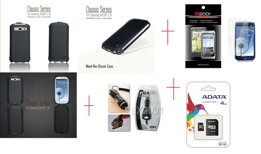 Samsung Galaxy S3 Leather 4GB MicroSD ChaRger