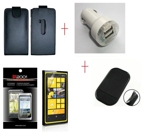 Nokia Lumia 920 Flip Leather Case Car Charger Mat - LX2001 - Homewares, Outdoor, Phone Accessories, Cases, Speakers, Headphones + More -