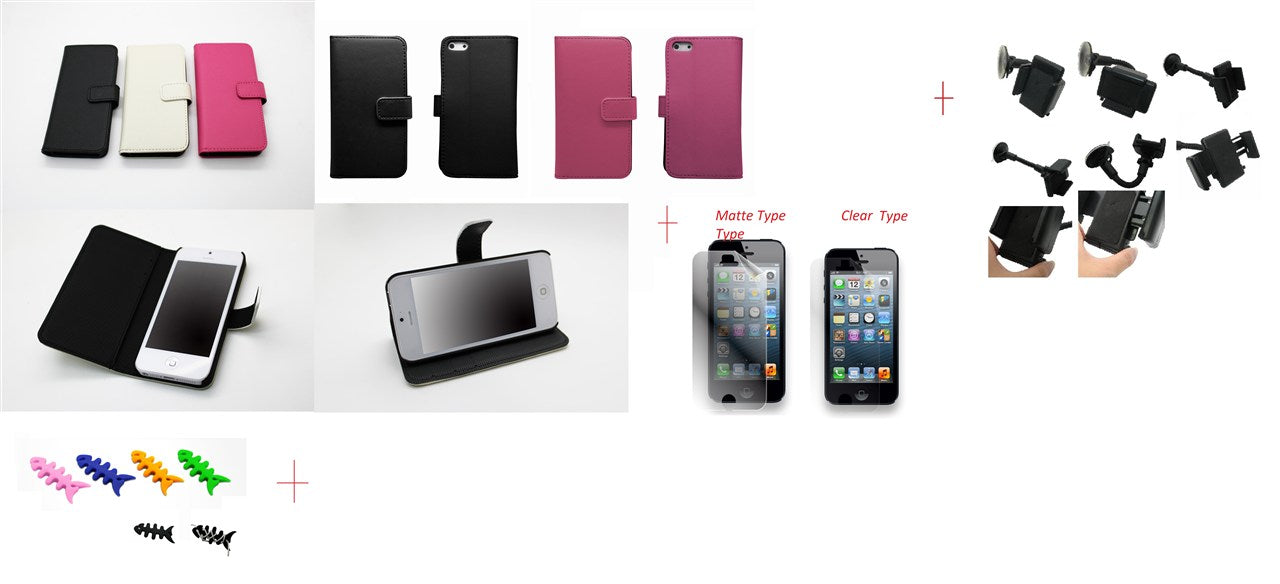 iPhone 5 Leather Case SP Car Holder