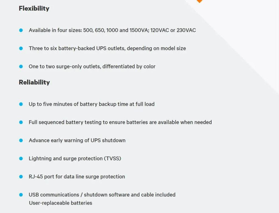 Liebert PSA1500MT3-230U 1500VA Mini-tower UPS PSA1500MT3-230U - LX2001 - Homewares, Outdoor, Phone Accessories, Cases, Speakers, Headphones + More -