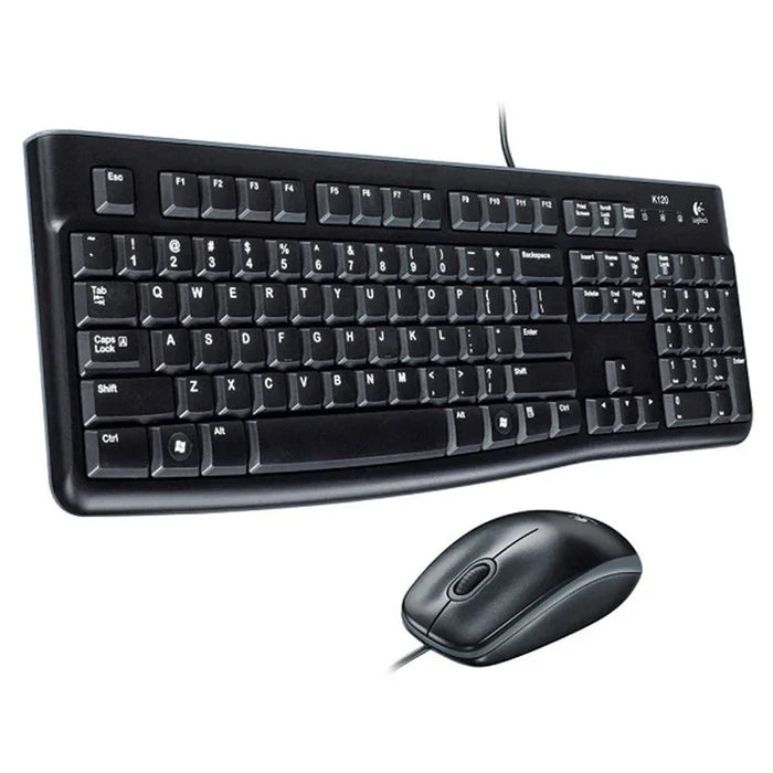 Logitech MK120 Wired Keyboard & Mouse Combo 920-002586 - LX2001 - Homewares, Outdoor, Phone Accessories, Cases, Speakers, Headphones + More -