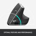 Logitech MX Vertical Advanced Ergonomic Wireless Mouse - Black 910-005449 097855144478