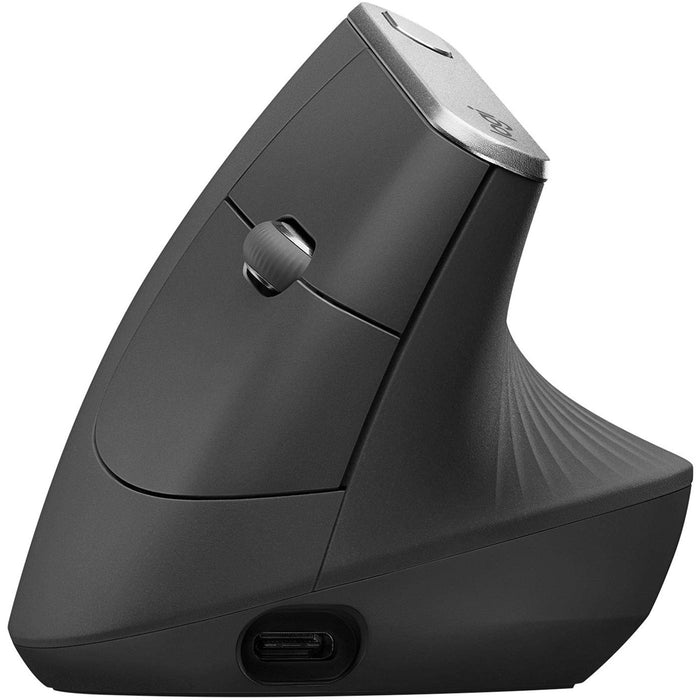 Logitech MX Vertical Advanced Ergonomic Wireless Mouse - Black 910-005449 097855144478