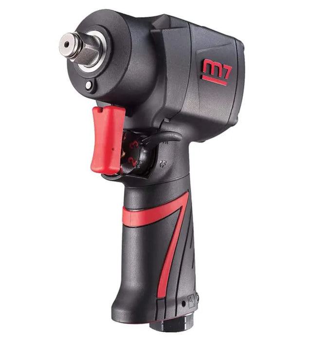 M7 Mighty Seven Air Impact Wrench 1/2" Drive Twin Hammer Quiet 550FT NC-4232Q