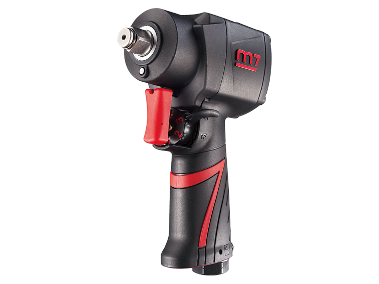 M7 Mighty Seven Air Impact Wrench 1/2" Drive Twin Hammer Quiet 550FT NC-4232Q