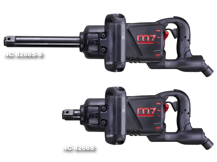 M7 Mighty Seven Air Impact Wrench 1" Drive Twin Hammer 6" Anvil 2300FT NC-8266S-6