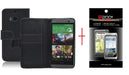 HTC ONE M8 Leather Case + Screen Protector - LX2001 - Homewares, Outdoor, Phone Accessories, Cases, Speakers, Headphones + More -
