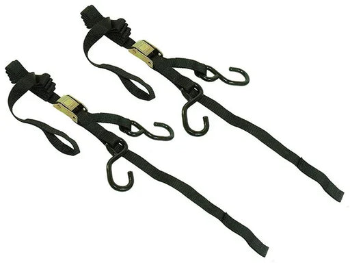 TIE DOWNS BLACK CLASSIC TIEDOWN WITH INTEGRATED SOFT HOOK. 4500LBS RATED ASSEMBLY STRENGTH - LX2001 - Homewares, Outdoor, Phone Accessories, Cases, Speakers, Headphones + More -