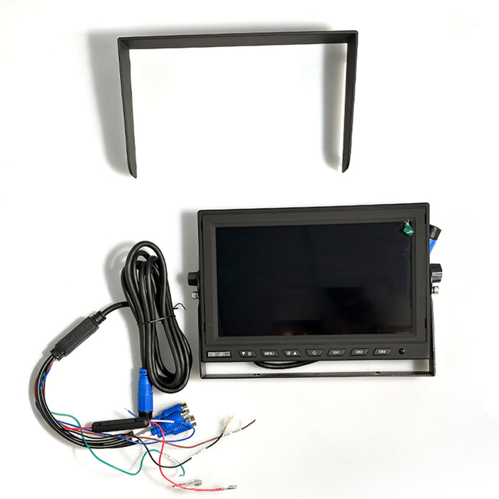 Mongoose 9" Ahd 1080P - Rear View Monitor - 3 Camera Input
