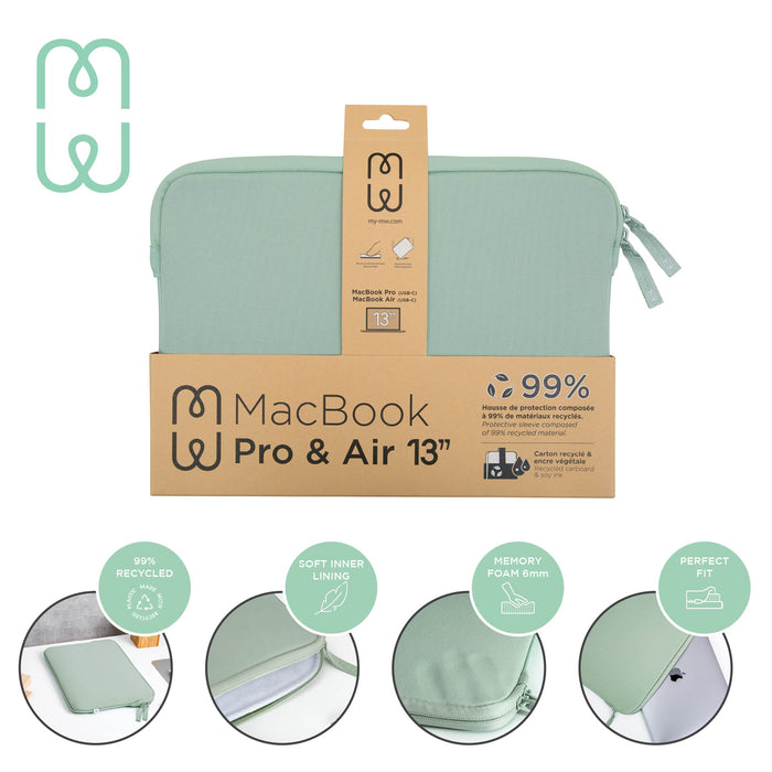 MW Horizon Recycled Sleeve Case for MacBook Pro/Air 13" (Green)