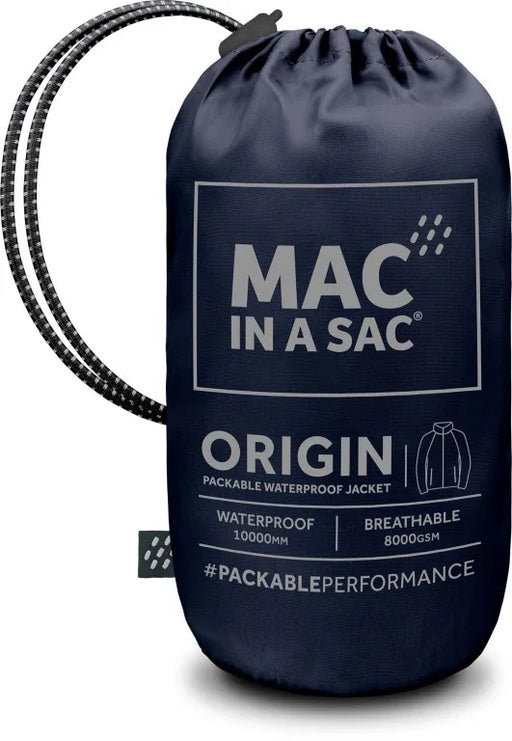 Mac in a Sac Origin 2 Packable Waterproof Jacket Navy - Large - LX2001 - Homewares, Outdoor, Phone Accessories, Cases, Speakers, Headphones + More -