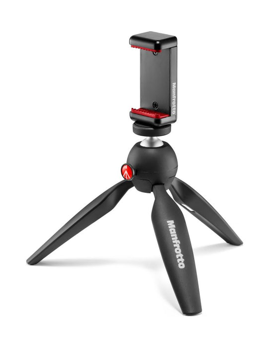 Manfrotto Mini Tripod w Universal Smartphone Clamp MKPIXICLAMP-BK