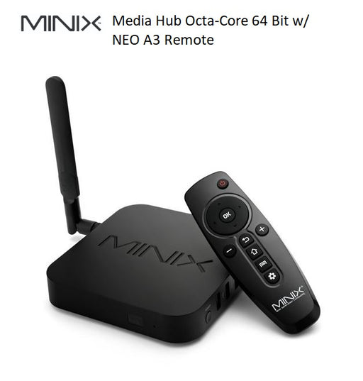 Media Hub Octa-Core MINIX 64 Bit w/ NEO A3 Remote U9-H