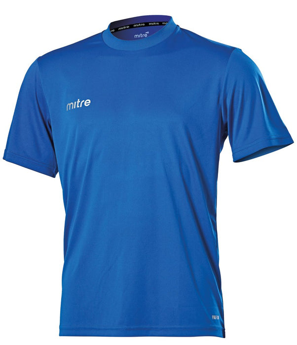 Mitre Metric Short Sleeve Football Soccer Royal Blue Jersey - Large T60101-RA3-L