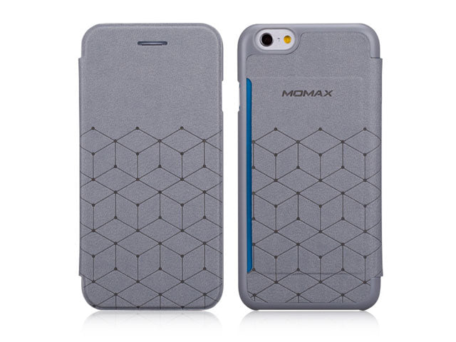 Momax Apple iPhone 6 6S Elite Flip Case - Grey