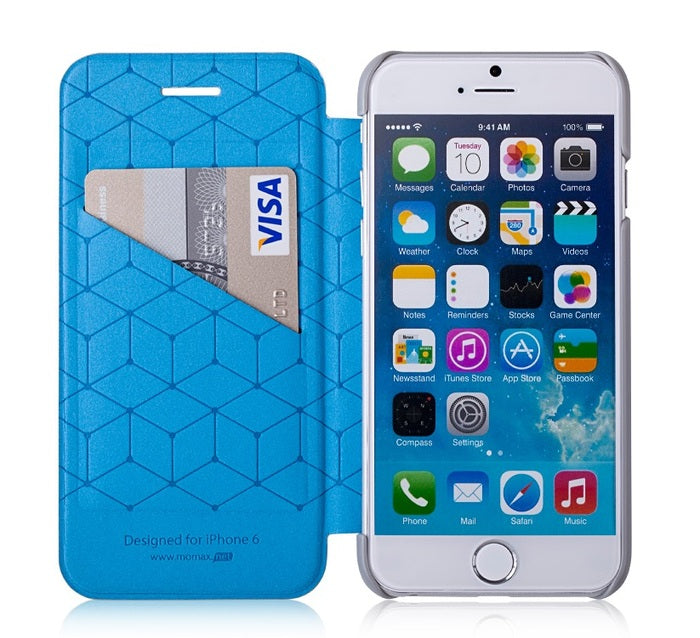 Momax Apple iPhone 6 6S Elite Flip Case - Grey