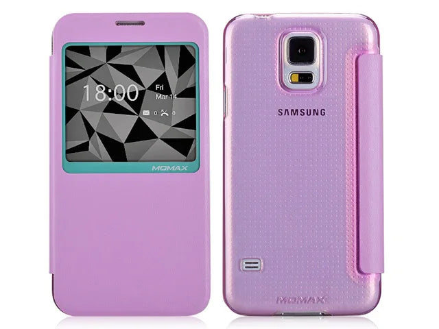 Momax Samsung Galaxy S5 Flip View Case GLASS SP - LX2001 - Homewares, Outdoor, Phone Accessories, Cases, Speakers, Headphones + More -