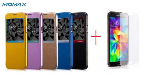 Momax Samsung Galaxy S5 Flip View Case GLASS SP - LX2001 - Homewares, Outdoor, Phone Accessories, Cases, Speakers, Headphones + More -