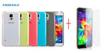 Momax Samsung Galaxy S5 Ultra thin Case + GLASS SP - LX2001 - Homewares, Outdoor, Phone Accessories, Cases, Speakers, Headphones + More -