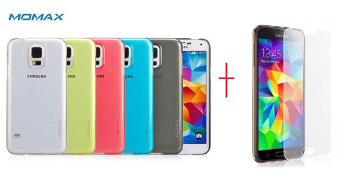 Momax Samsung Galaxy S5 Ultra thin Case + GLASS SP - LX2001 - Homewares, Outdoor, Phone Accessories, Cases, Speakers, Headphones + More -